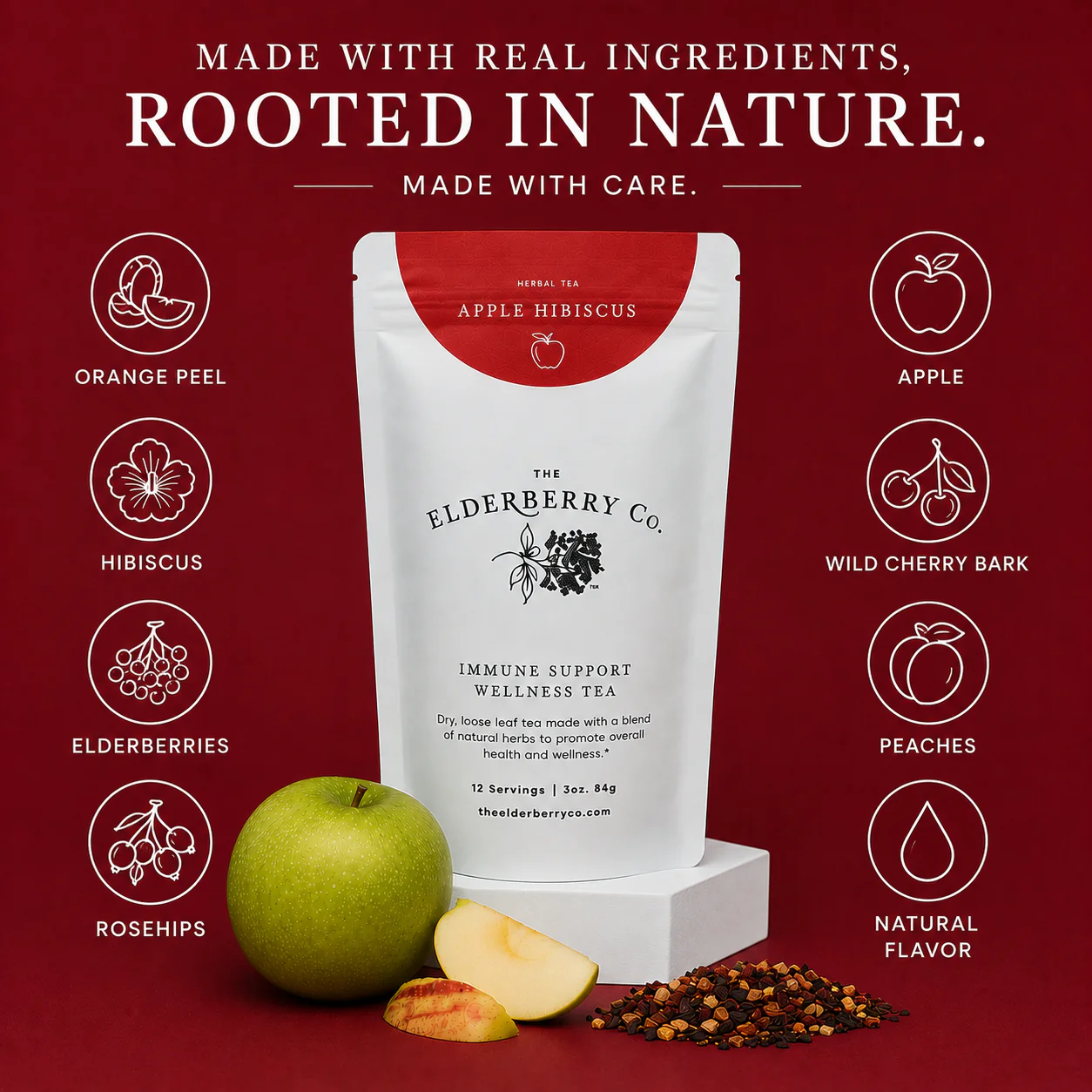 Apple Hibiscus Tea - Image 3