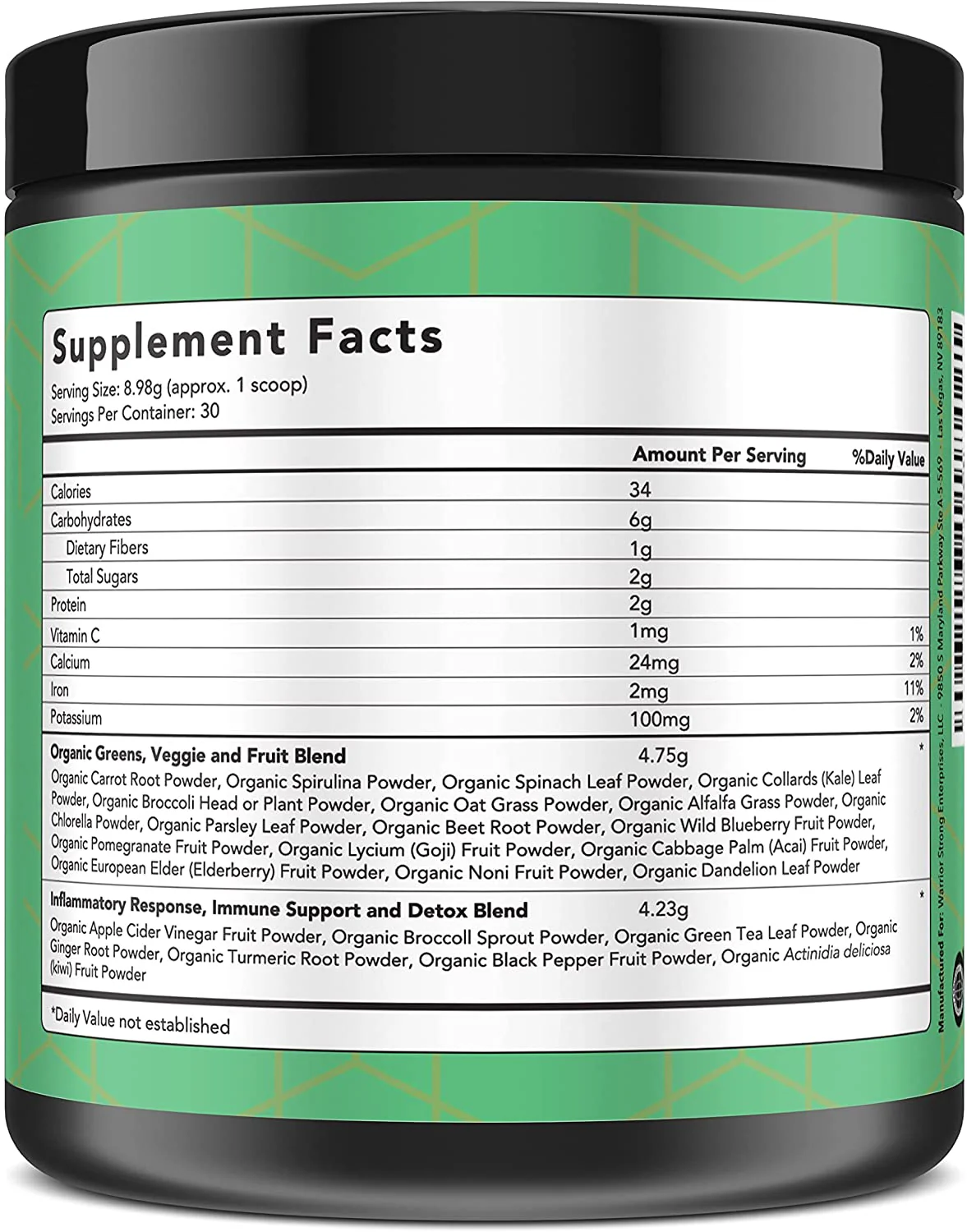 Organic Superfood Greens Powder - Image 3