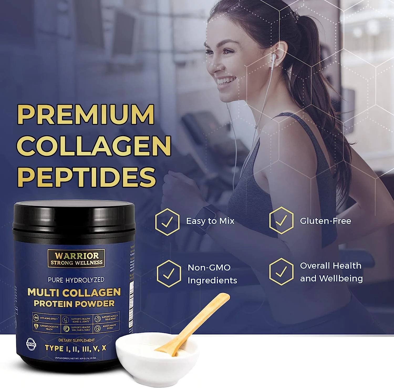 Pure Hydrolyzed Multi Collagen Protein Powder - Image 5
