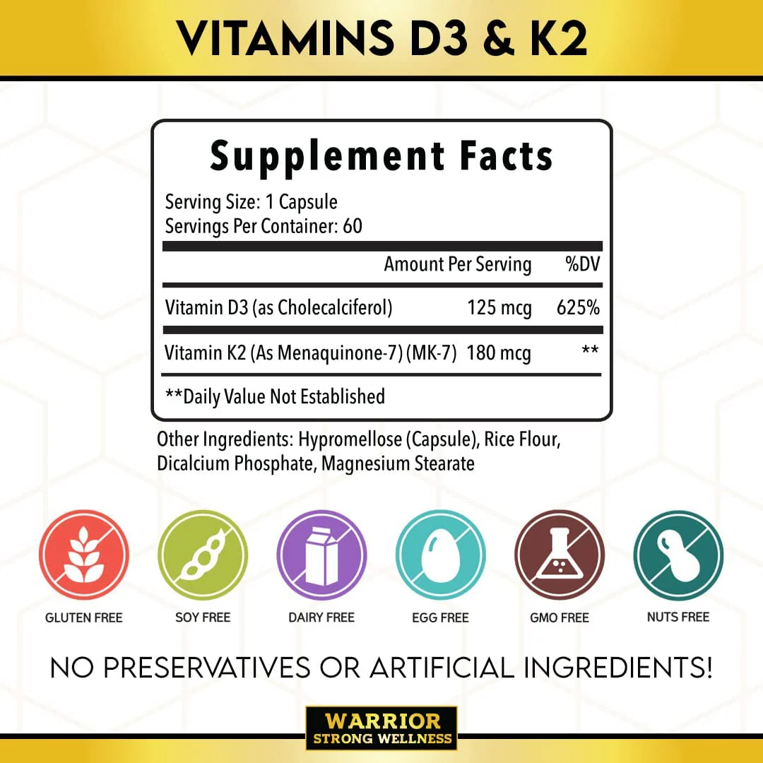 Vitamins D3 & K2 - Image 3